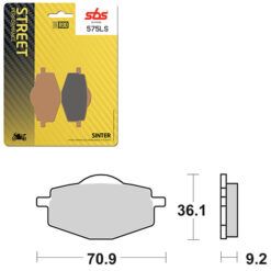 SBS BRAKE PAD 575LS