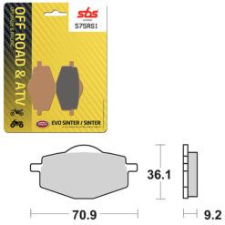 SBS BRAKE PAD 575RSI