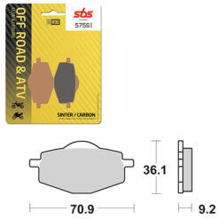 SBS BRAKE PAD 575SI