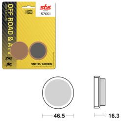 SBS BRAKE PAD 576SI