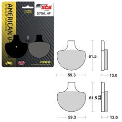 SBS BRAKE PAD 579H.HF