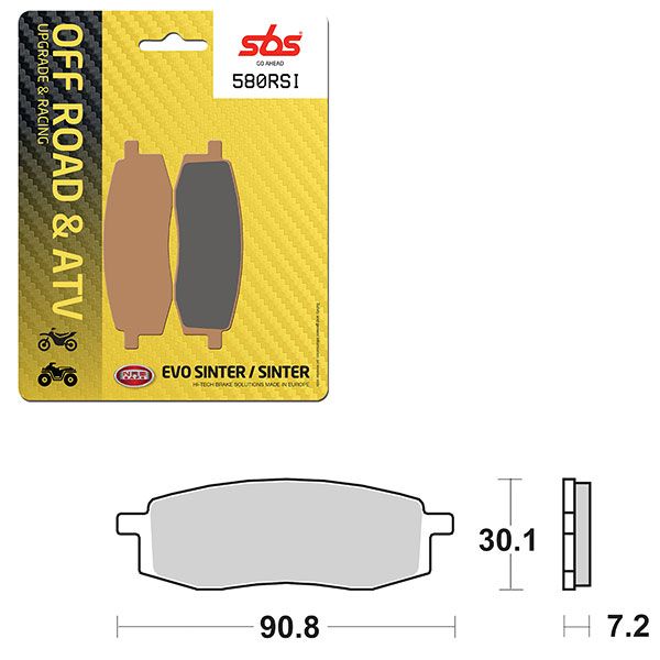 SBS BRAKE PAD 580RSI