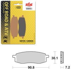 SBS BRAKE PAD 580SI