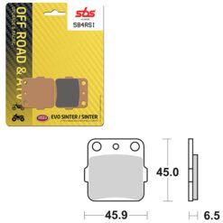 SBS BRAKE PAD 584RSI