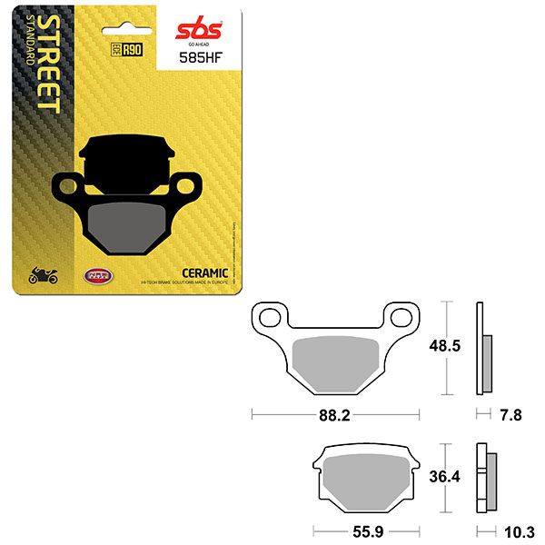 SBS BRAKE PAD 585HF
