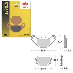 SBS BRAKE PAD 586LS