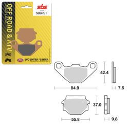 SBS BRAKE PAD 586RSI