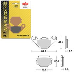 SBS BRAKE PAD 586SI