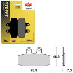 SBS BRAKE PAD 588HF
