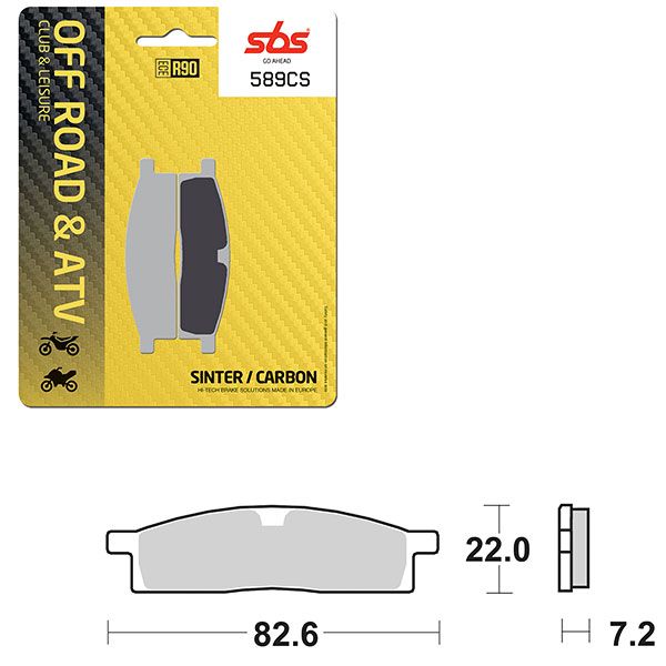 SBS BRAKE PAD 589CS