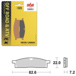 SBS BRAKE PAD 589SI