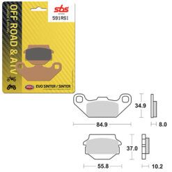 SBS BRAKE PAD 591RSI