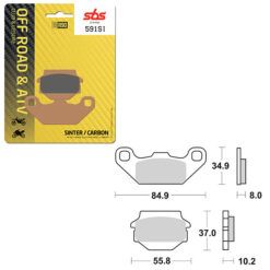 SBS BRAKE PAD 591SI