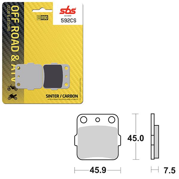 SBS BRAKE PAD 592CS