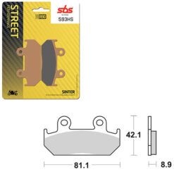 SBS BRAKE PAD 593HS