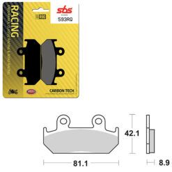 SBS BRAKE PAD 593RQ
