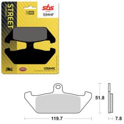 SBS BRAKE PAD 594HF