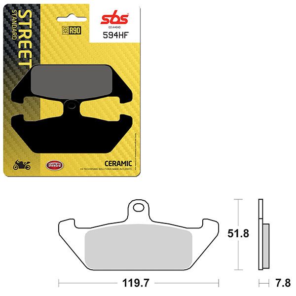 SBS BRAKE PAD 594HF
