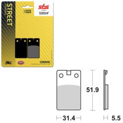 SBS BRAKE PAD 595HF