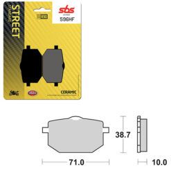 SBS BRAKE PAD 596HF