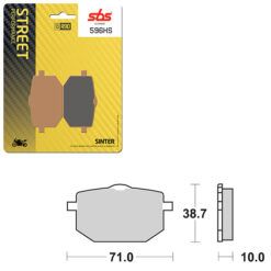 SBS BRAKE PAD 596HS