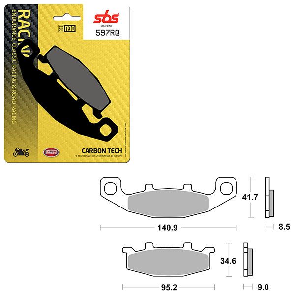 SBS BRAKE PAD 597RQ