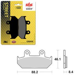 SBS BRAKE PAD 600HF