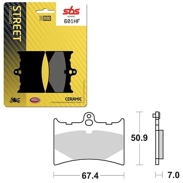 SBS BRAKE PAD 601HF