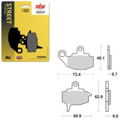 SBS BRAKE PAD 602HF