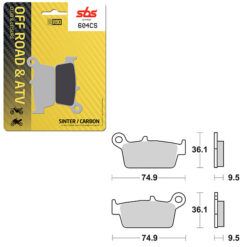 SBS BRAKE PAD 604CS