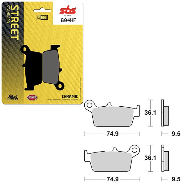 SBS BRAKE PAD 604HF