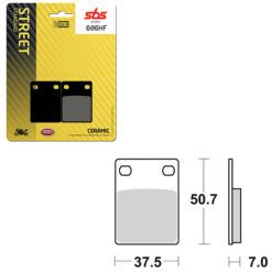 SBS BRAKE PAD 606HF