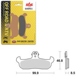 SBS BRAKE PAD 608RSI