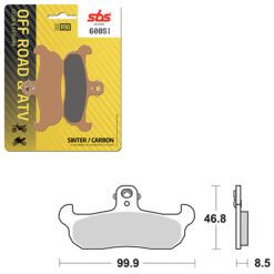 SBS BRAKE PAD 608SI