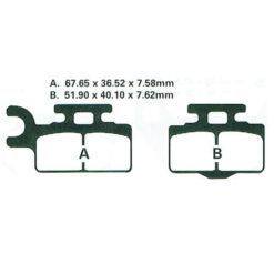 BRAKE PAD (FA302) FM