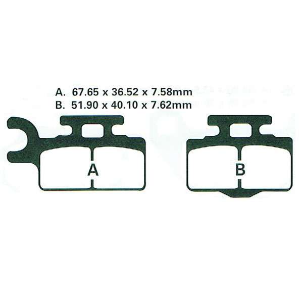 BRAKE PAD (FA302) FM
