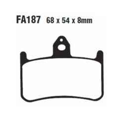 BRAKE PAD  HONDA (FA187) PAIR