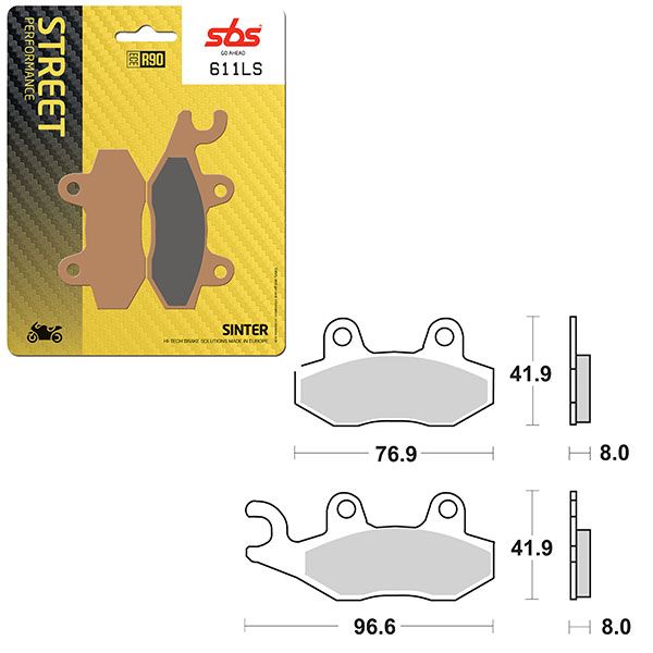 SBS BRAKE PAD 611LS