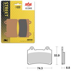 SBS BRAKE PAD 613HS