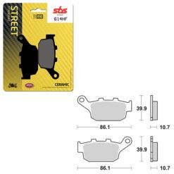 SBS BRAKE PAD 614HF