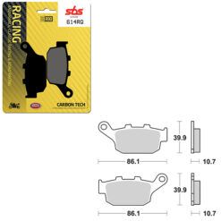 SBS BRAKE PAD 614RQ
