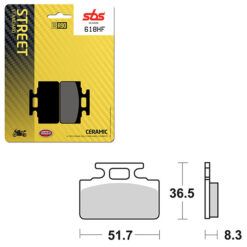SBS BRAKE PAD 618HF