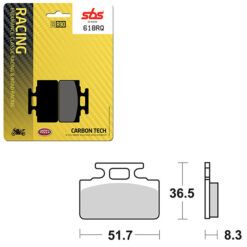 SBS BRAKE PAD 618RQ