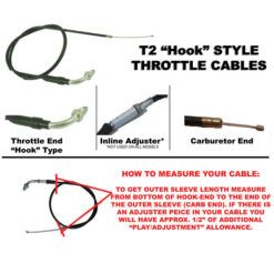 THROTTLE CABLE 66.5'' INNER SL