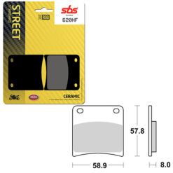 SBS BRAKE PAD 620HF