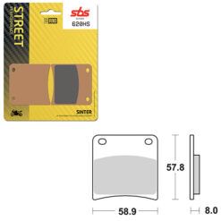 SBS BRAKE PAD 620HS