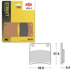 SBS BRAKE PAD 620LS