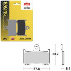 SBS BRAKE PAD 622DC