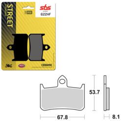 SBS BRAKE PAD 622HF