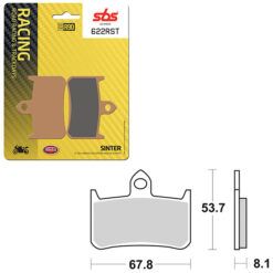 SBS BRAKE PAD 622RST